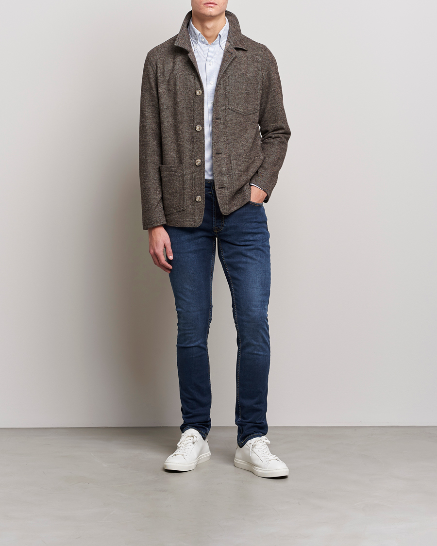 Homme | Jeans | Morris | Steve Satin Jeans Dark Wash