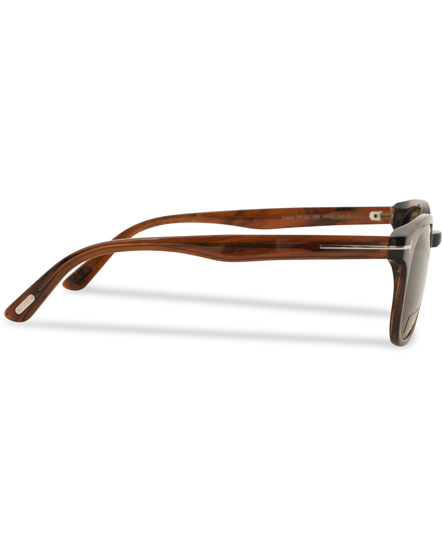 Homme | Tom Ford Frank FT0399 Sunglasses Shiny Dark Brown | Tom Ford | Frank FT0399 Sunglasses Shiny Dark Brown