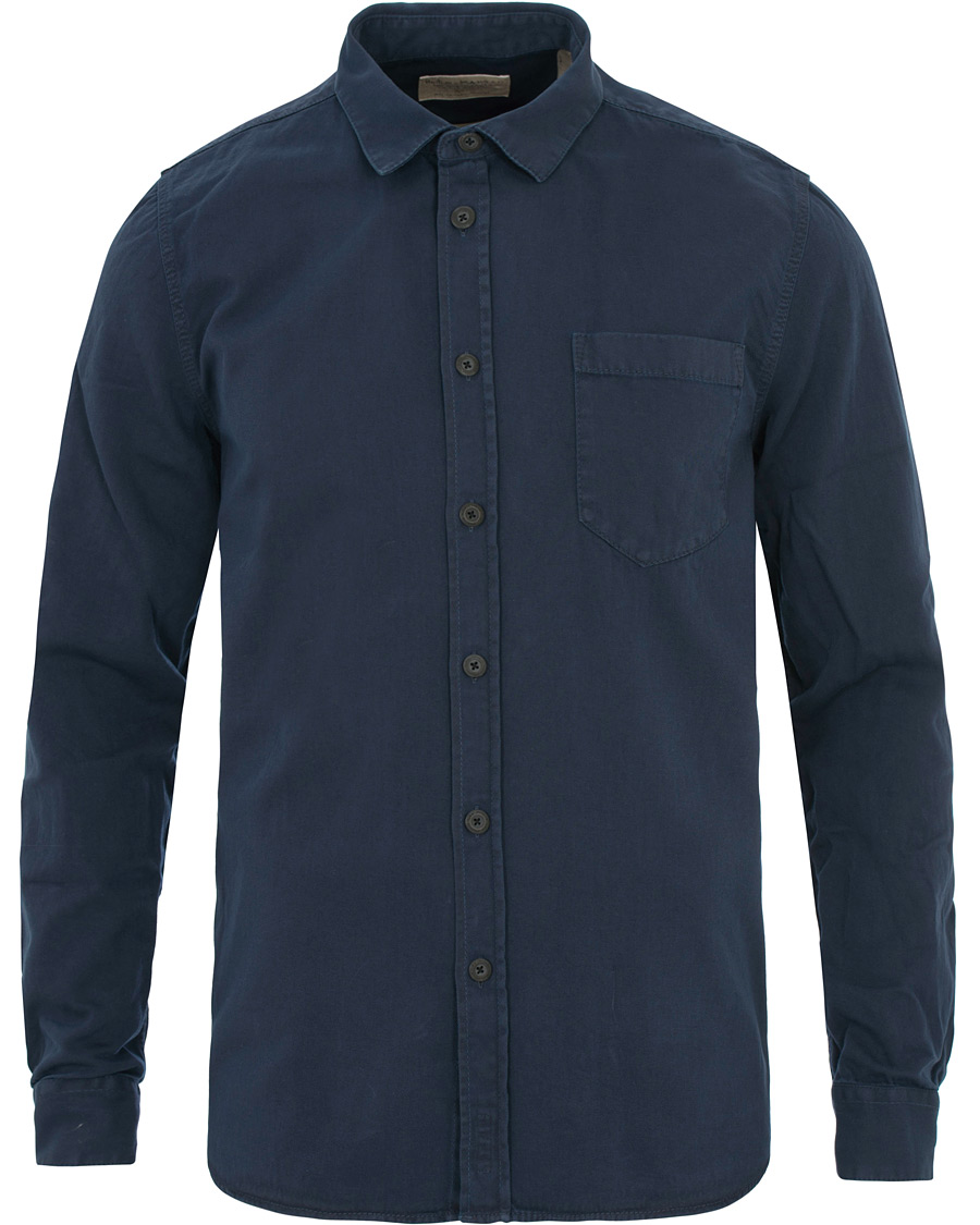 Homme | Chemises | Nudie Jeans | Henry Pigment Dyed Shirt Midnight