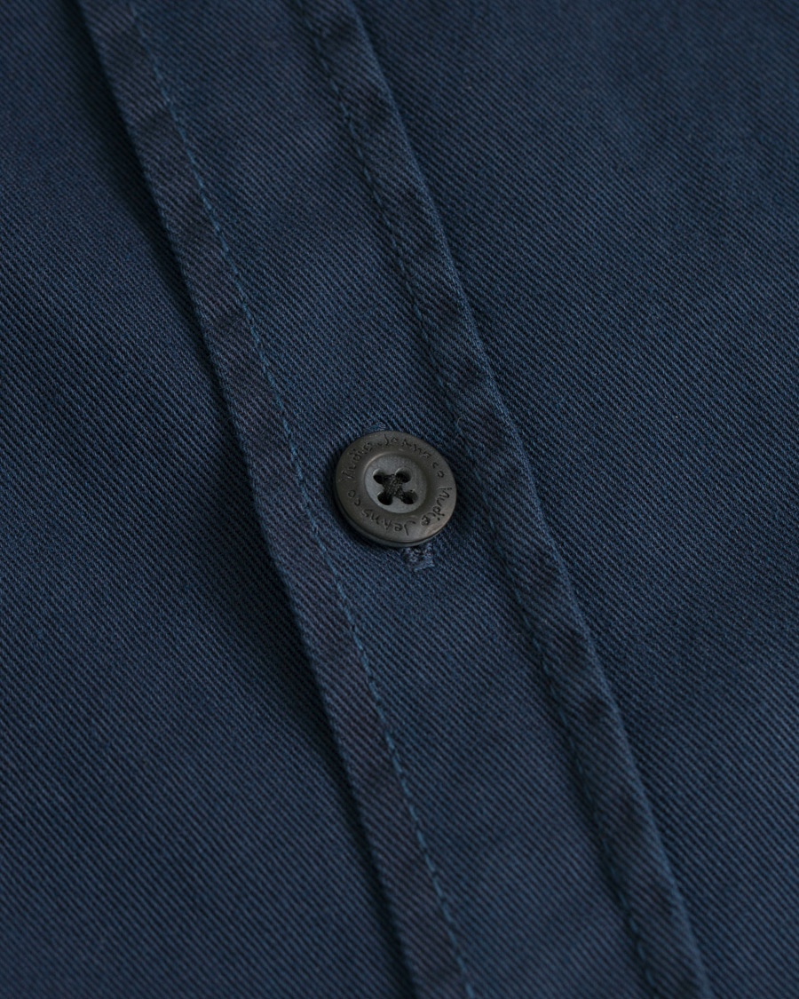 Homme | Chemises | Nudie Jeans | Henry Pigment Dyed Shirt Midnight