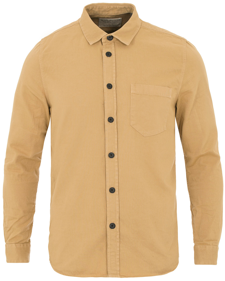 Homme | Chemises | Nudie Jeans | Henry Pigment Dyed Shirt Beige