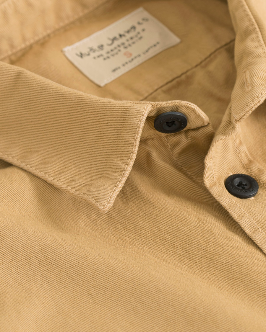Homme | Chemises | Nudie Jeans | Henry Pigment Dyed Shirt Beige