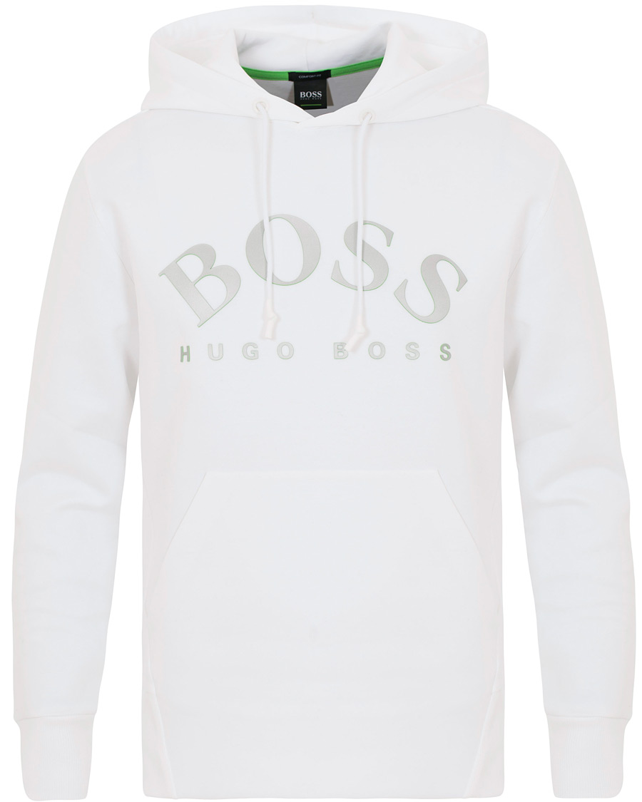 Homme | Pulls Et Tricots | BOSS GREEN | BOSS Athleisure Sly Hooded Sweatshirt Training White