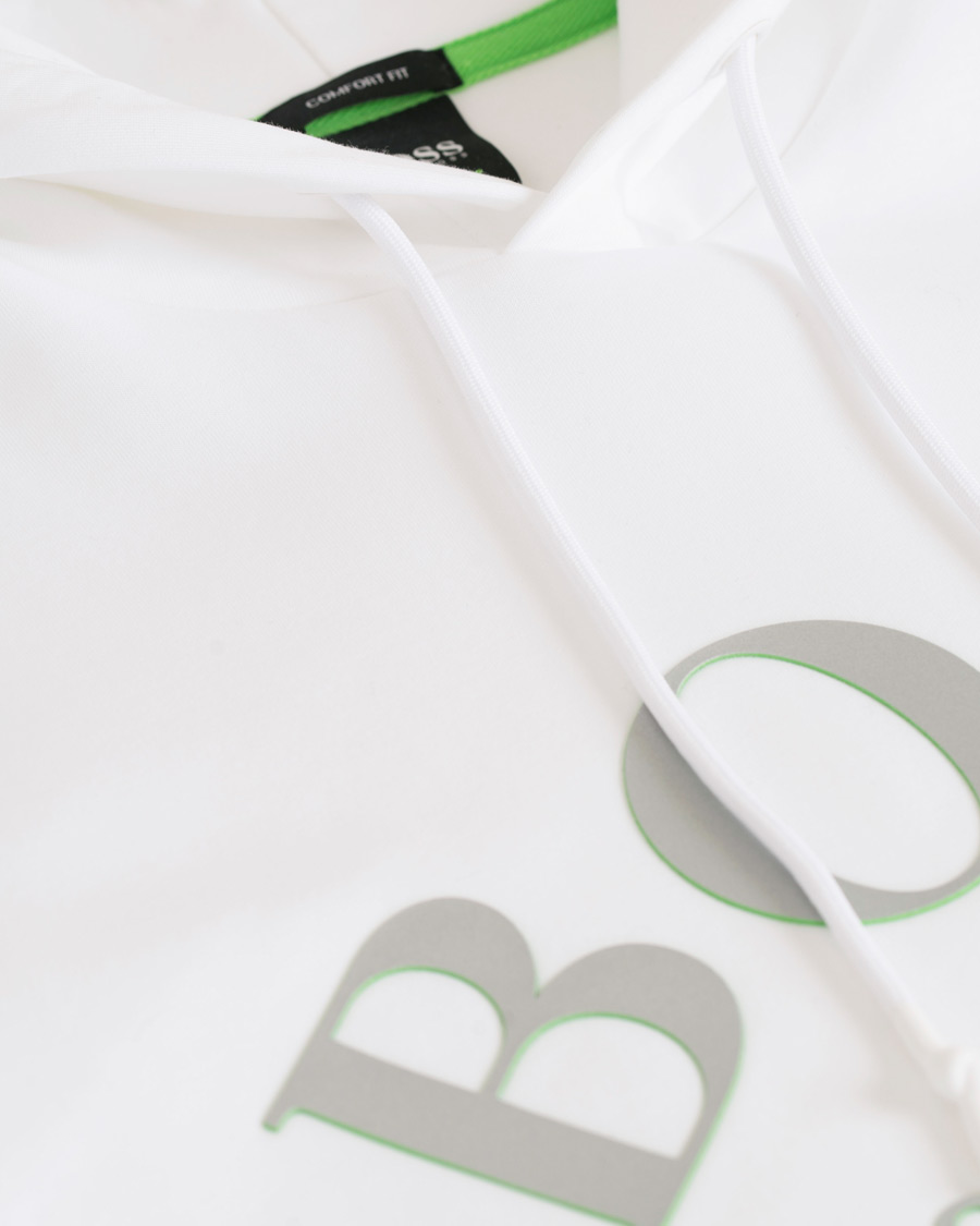Homme | Pulls Et Tricots | BOSS GREEN | BOSS Athleisure Sly Hooded Sweatshirt Training White