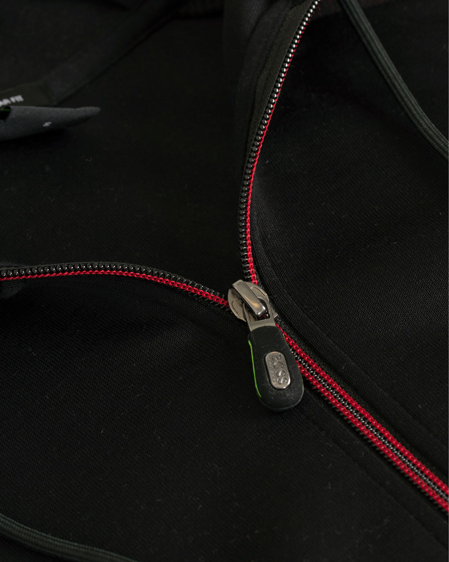 Homme | Pulls Et Tricots | BOSS GREEN | BOSS Athleisure Saggy Full Zip Hoodie Black