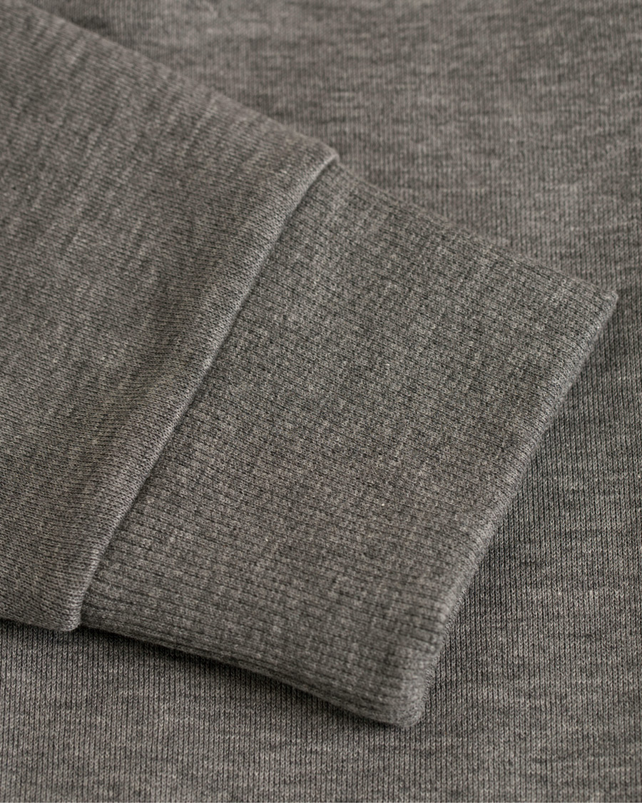 Homme | Pulls Et Tricots | BOSS GREEN | BOSS Athleisure Saggy Full Zip Hoodie Mid Grey Melange