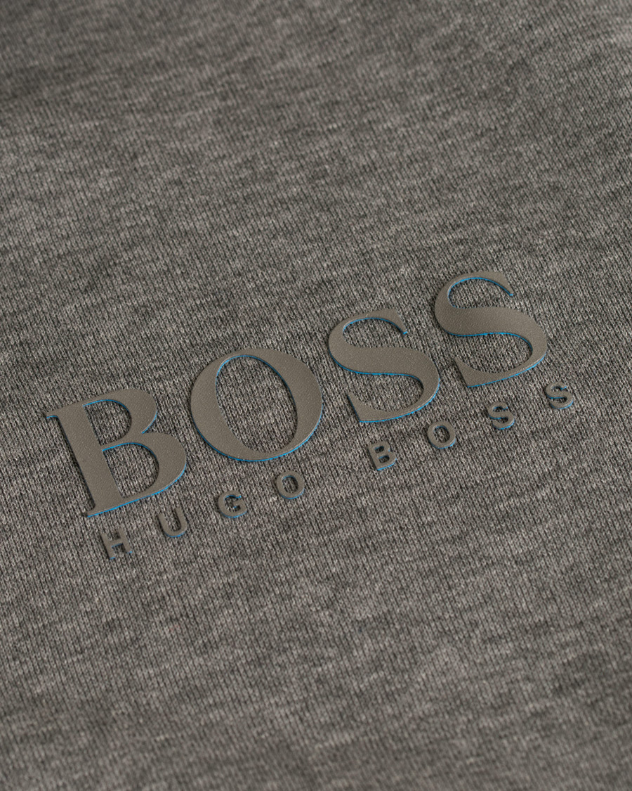 Homme | Pulls Et Tricots | BOSS GREEN | BOSS Athleisure Saggy Full Zip Hoodie Mid Grey Melange