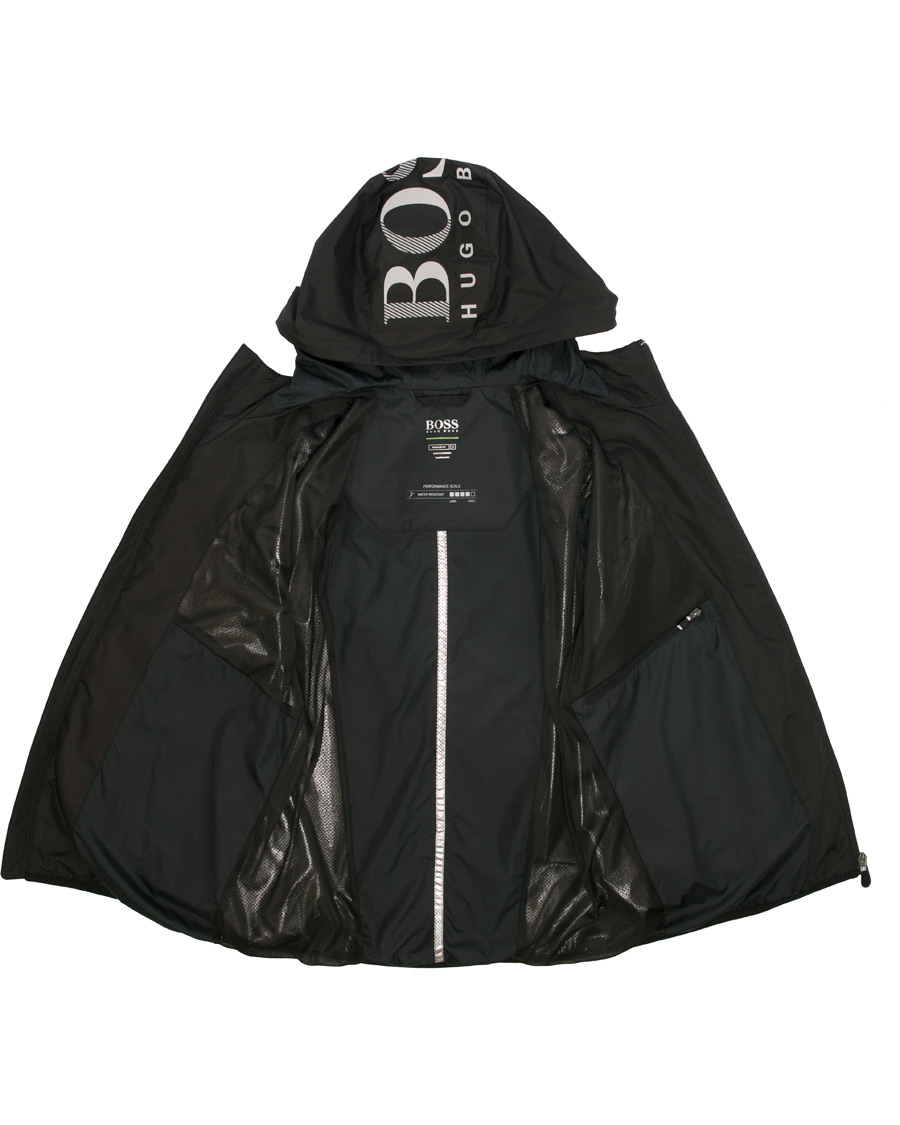 Homme | Manteaux Et Vestes | BOSS GREEN | BOSS Athleisure Jeltech Hooded Jacket Black