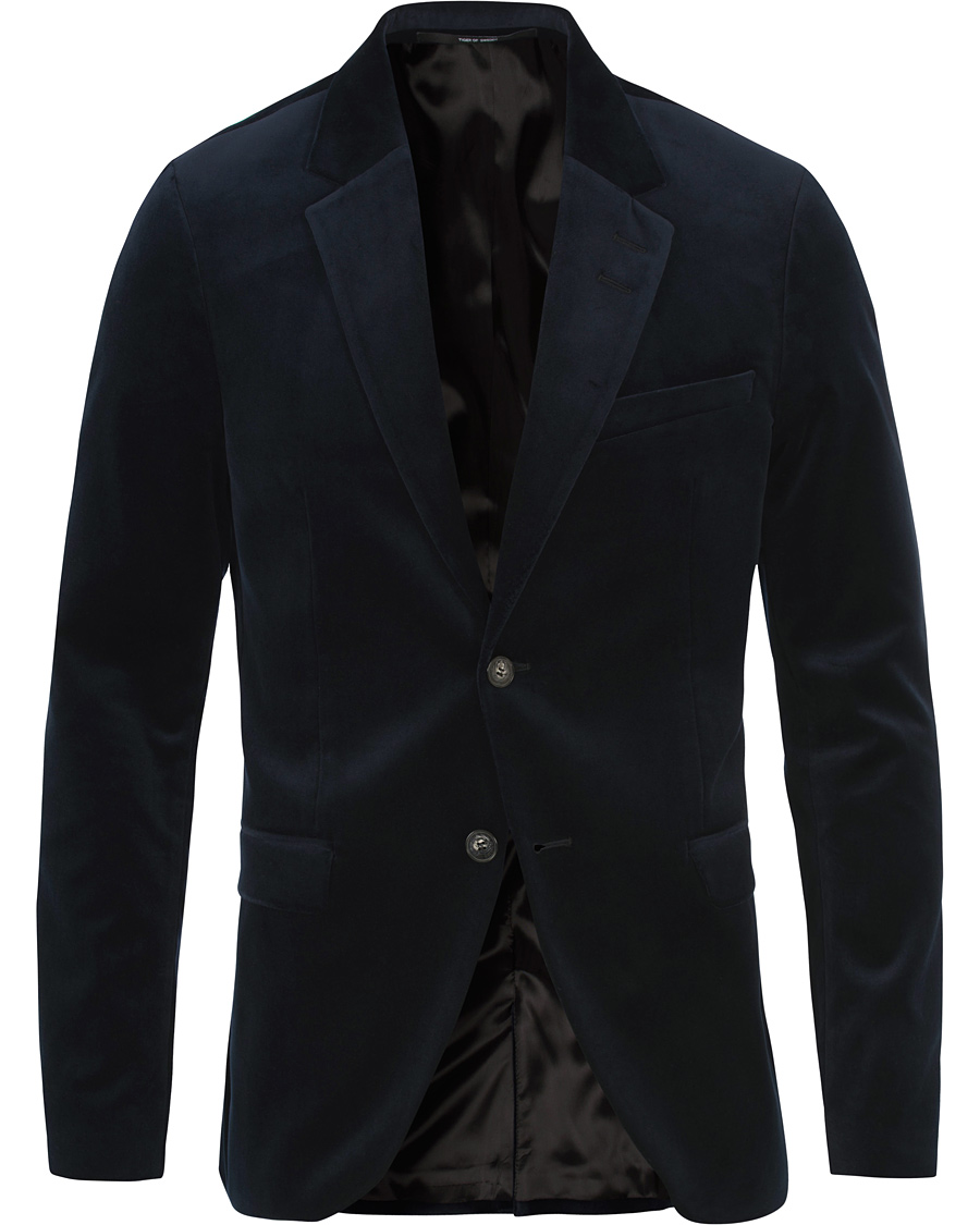 Heren | Blazers | Tiger of Sweden | Lamonte Velvet Blazer Navy