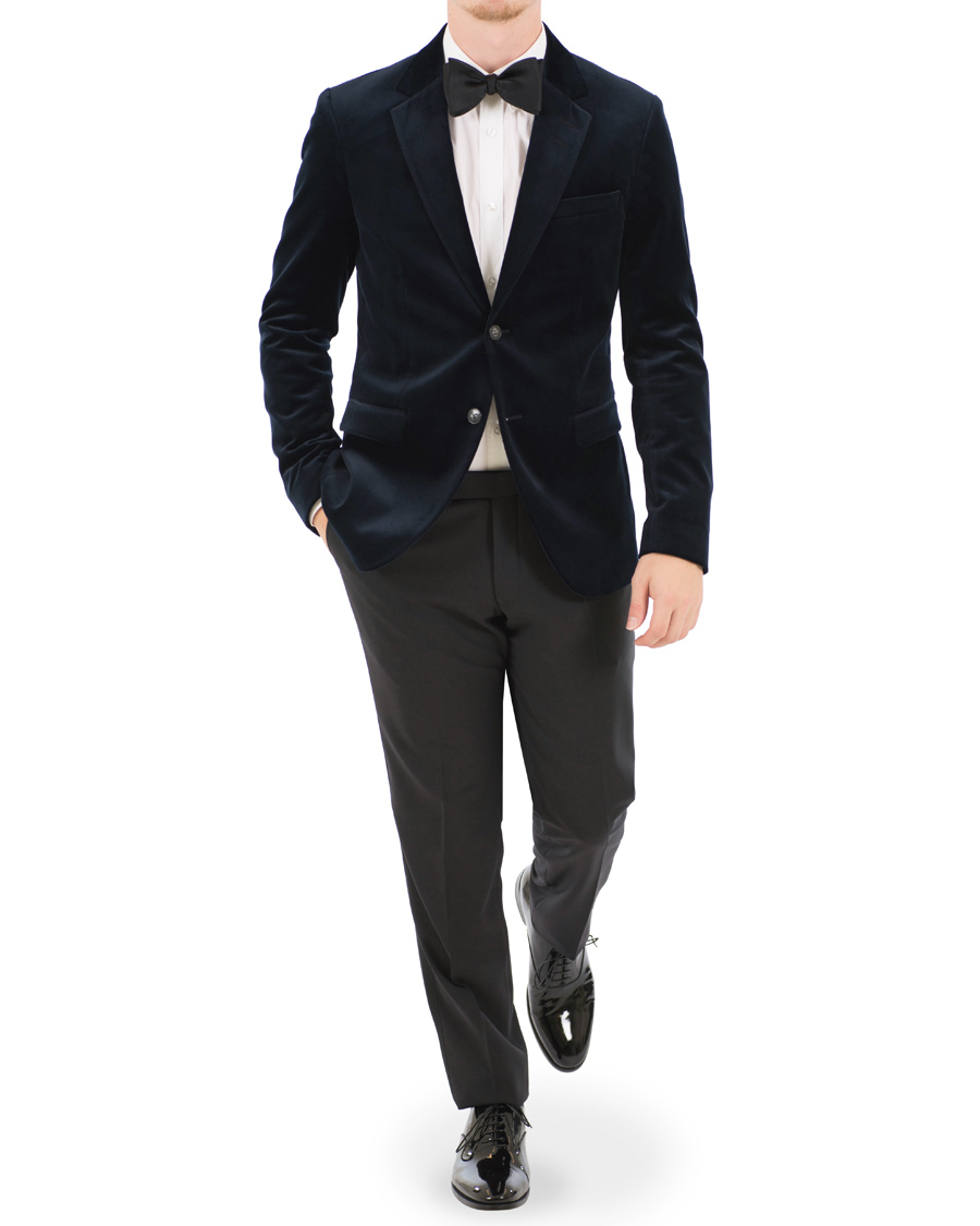 Heren | Blazers | Tiger of Sweden | Lamonte Velvet Blazer Navy