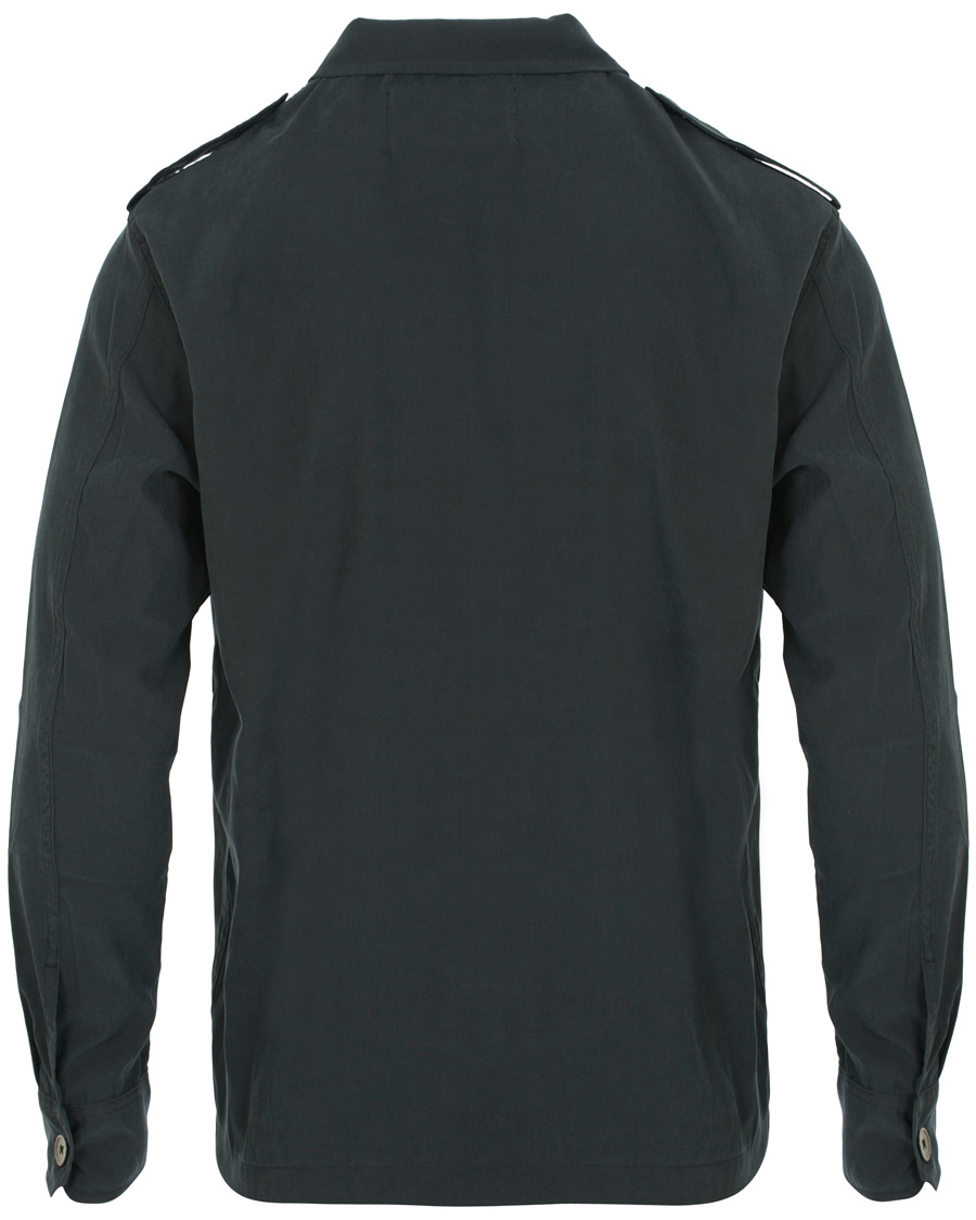 Homme | Chemises | Our Legacy | Casual Military Shirt Black Tech Cupro