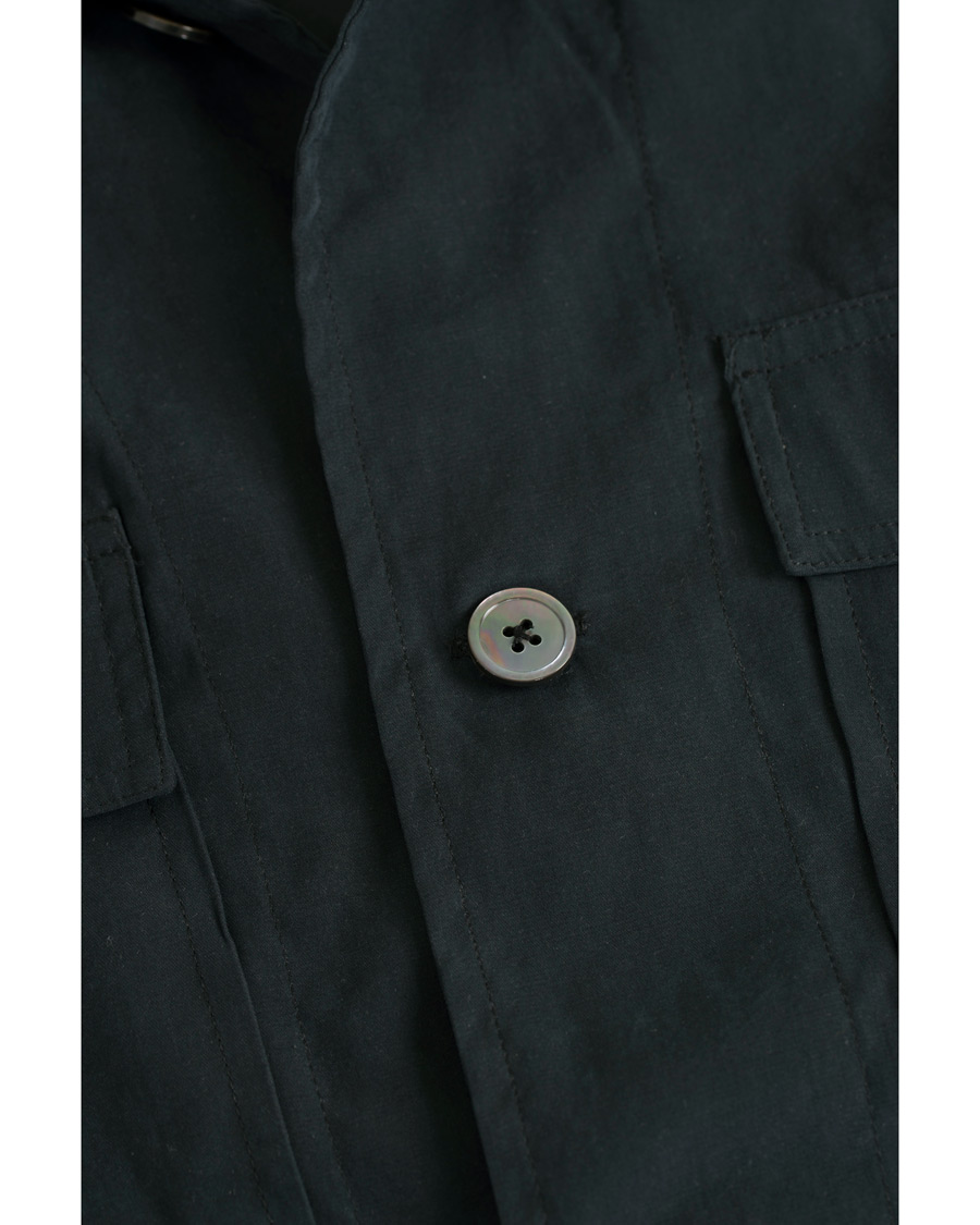 Homme | Chemises | Our Legacy | Casual Military Shirt Black Tech Cupro