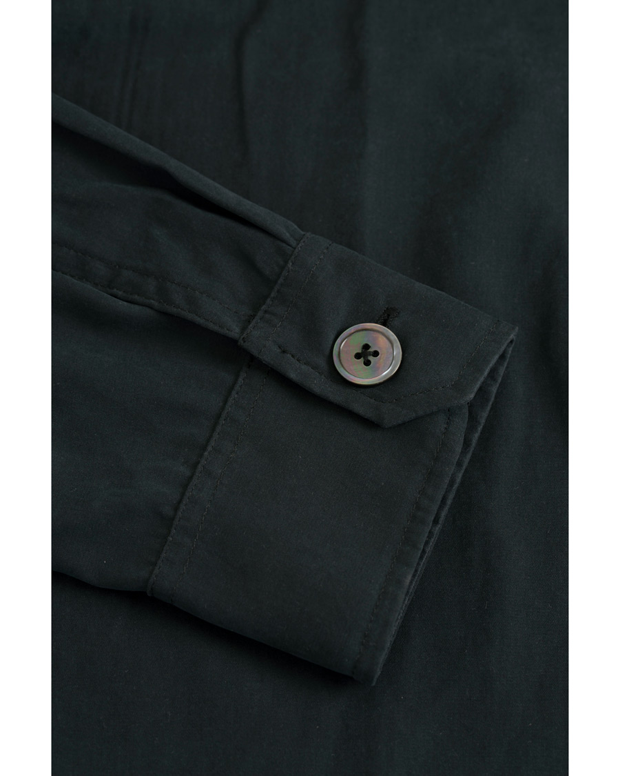 Homme | Chemises | Our Legacy | Casual Military Shirt Black Tech Cupro