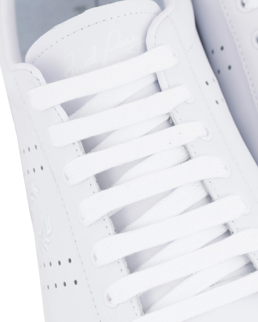 Homme | Fred Perry Parkside Leather Sneaker White | Fred Perry | Parkside Leather Sneaker White