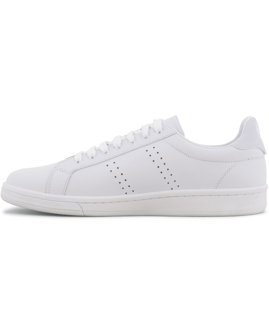 Homme | Fred Perry Parkside Leather Sneaker White | Fred Perry | Parkside Leather Sneaker White