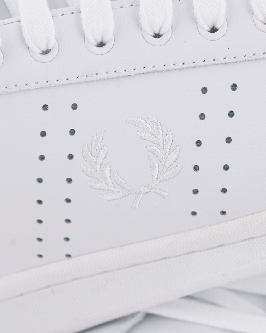 Homme | Fred Perry Parkside Leather Sneaker White | Fred Perry | Parkside Leather Sneaker White