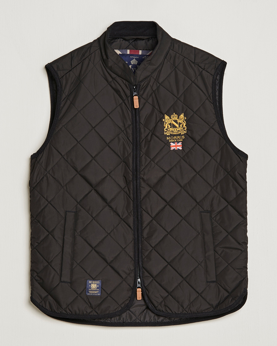 Heren | Gilets | Morris | Trenton Quilted Vest Black