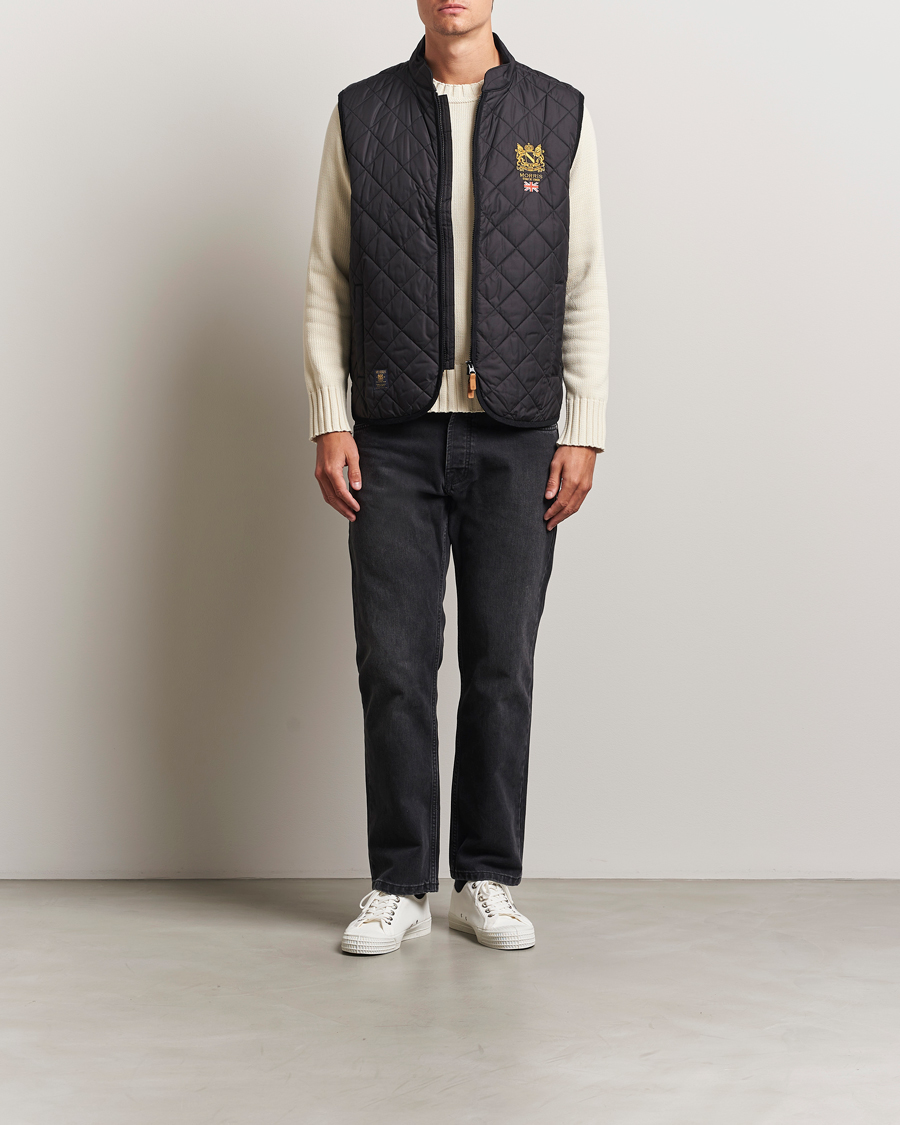 Heren | Gilets | Morris | Trenton Quilted Vest Black