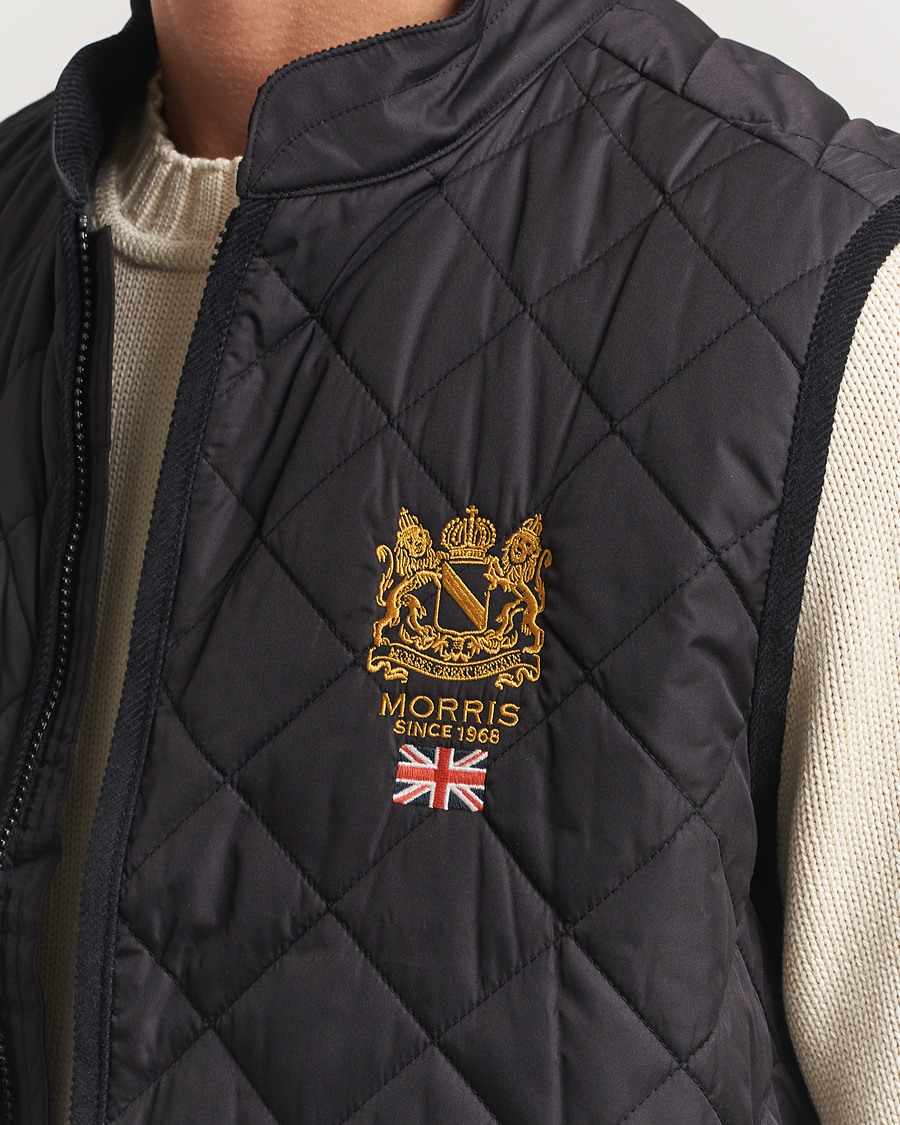 Heren | Gilets | Morris | Trenton Quilted Vest Black