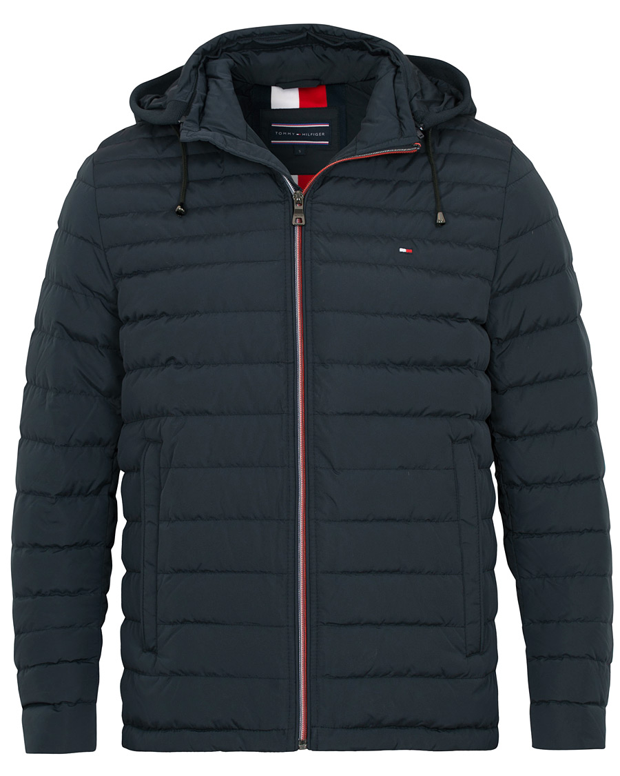 Homme | Manteaux Et Vestes | Tommy Hilfiger | Lathan Detach Hooded Down Jacket Sky Captain