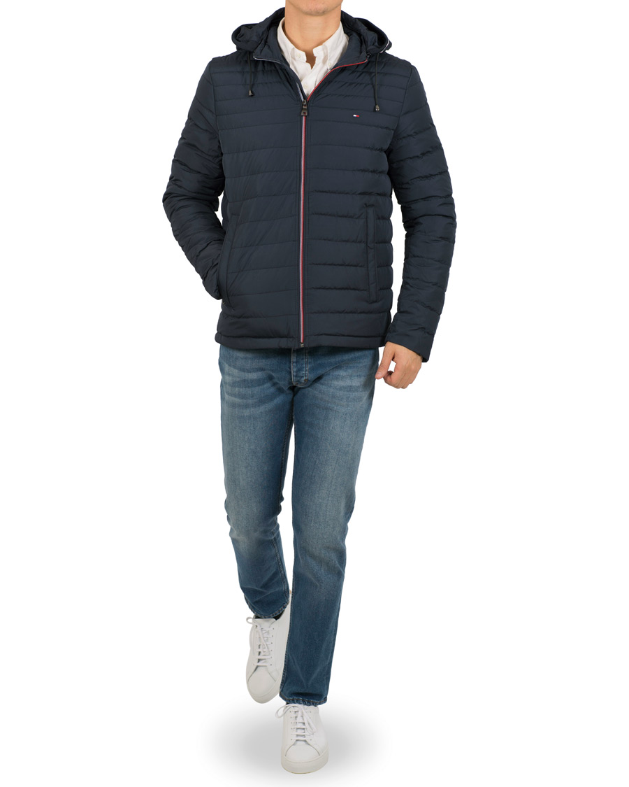 Homme | Manteaux Et Vestes | Tommy Hilfiger | Lathan Detach Hooded Down Jacket Sky Captain