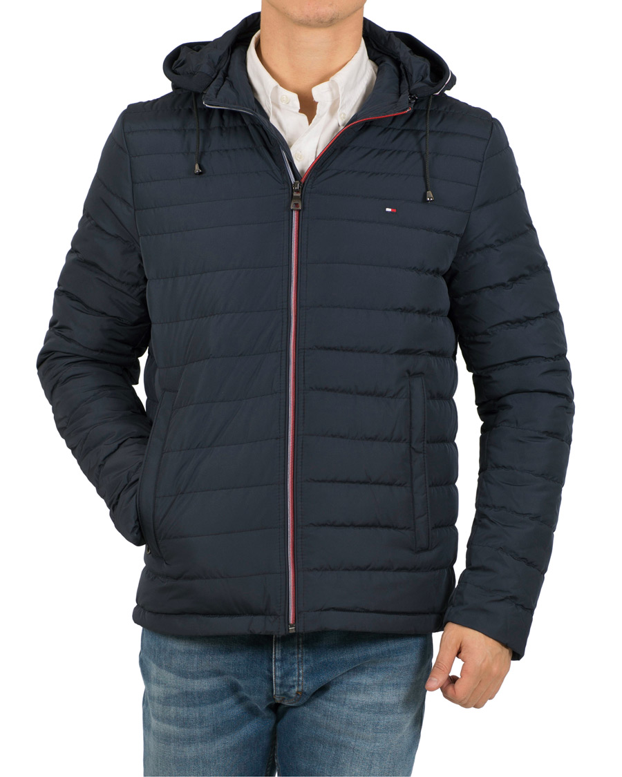 Homme | Manteaux Et Vestes | Tommy Hilfiger | Lathan Detach Hooded Down Jacket Sky Captain
