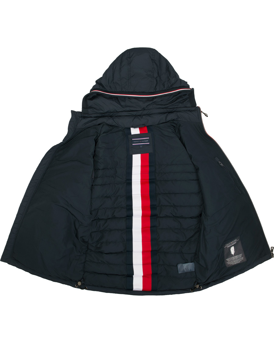 Homme | Manteaux Et Vestes | Tommy Hilfiger | Lathan Detach Hooded Down Jacket Sky Captain