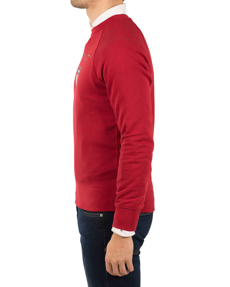 Homme | Pulls Et Tricots | GANT | Shield Crew Neck Sweat Dark Red
