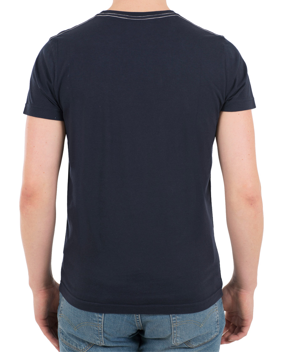 Homme | T-shirts | GANT | New Haven Crew Neck Tee Evening Blue