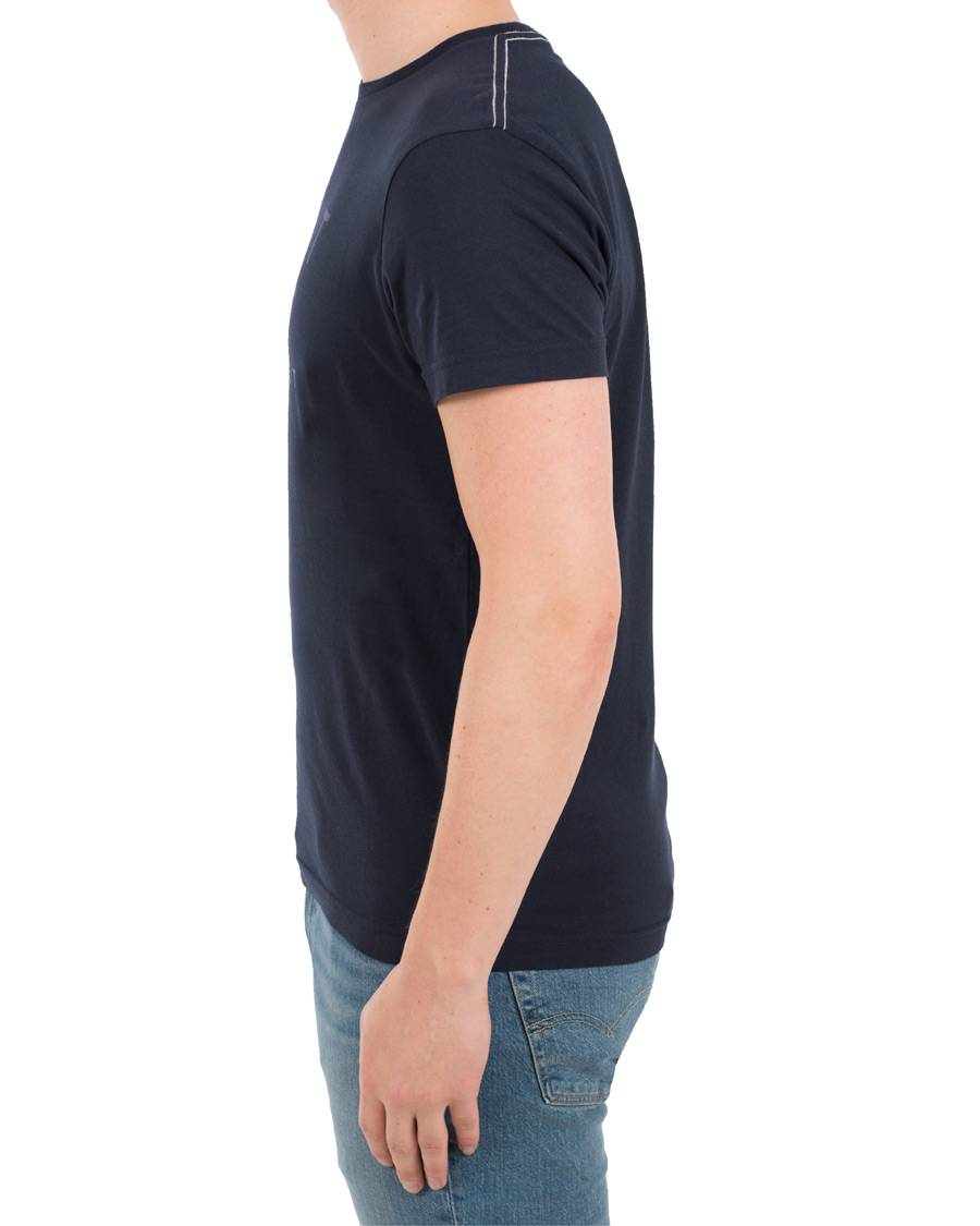 Homme | T-shirts | GANT | New Haven Crew Neck Tee Evening Blue