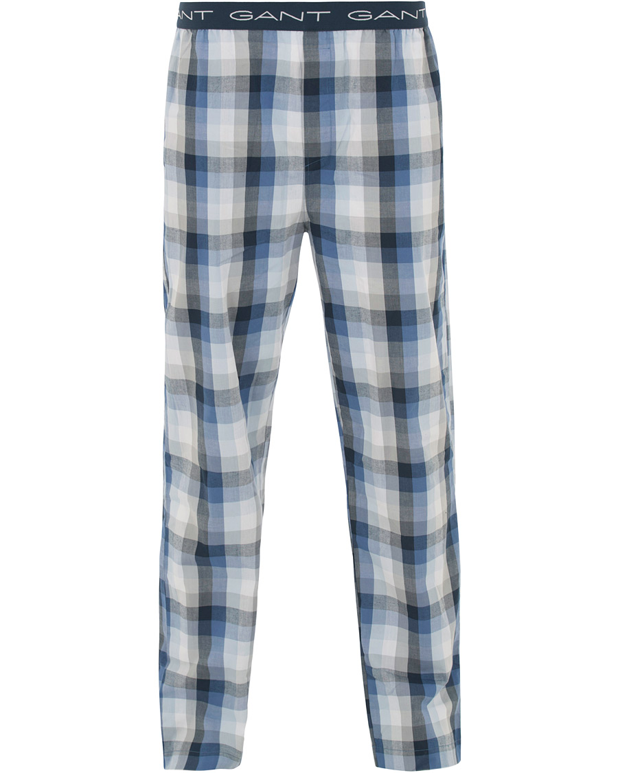 Homme | Sous-Vêtements Et Chaussettes | GANT | Block Check Pyjama Pants Blue Oean