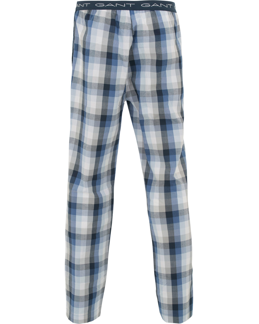 Homme | Sous-Vêtements Et Chaussettes | GANT | Block Check Pyjama Pants Blue Oean