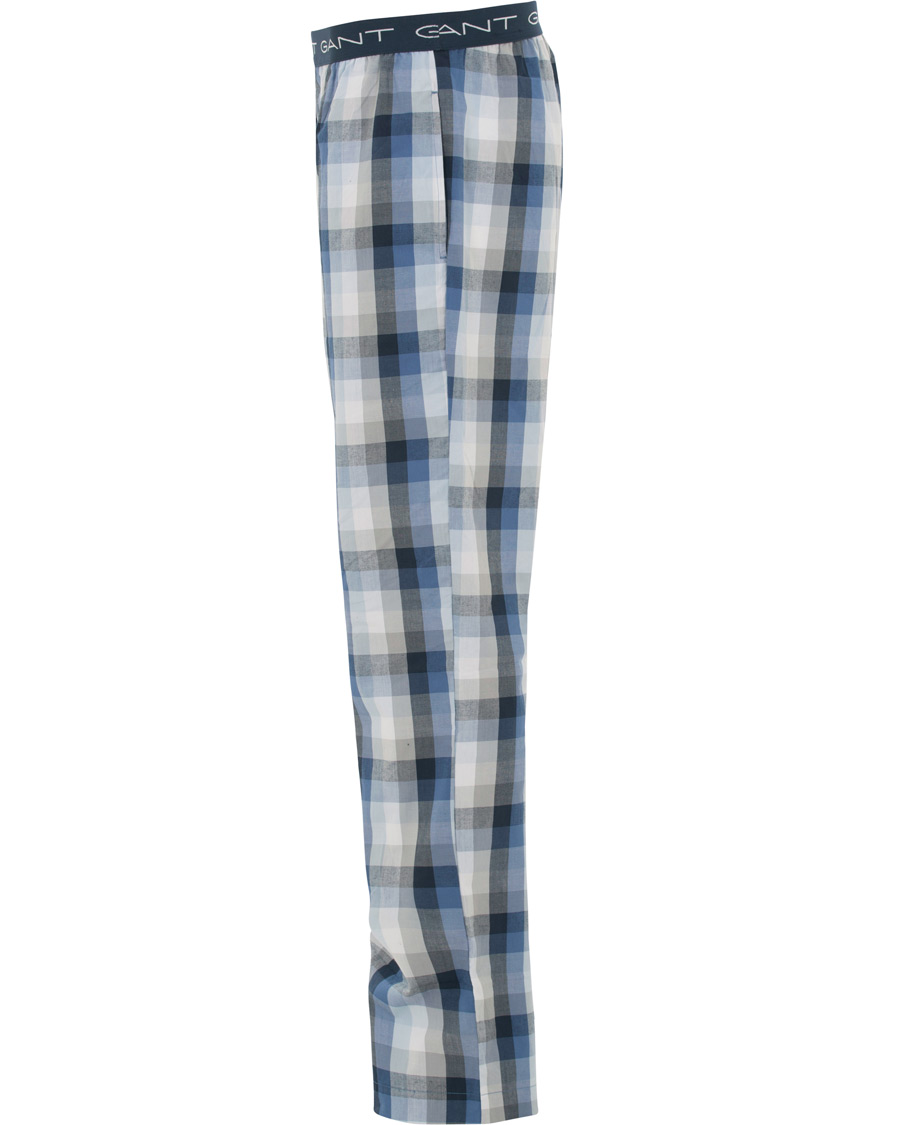 Homme | Sous-Vêtements Et Chaussettes | GANT | Block Check Pyjama Pants Blue Oean