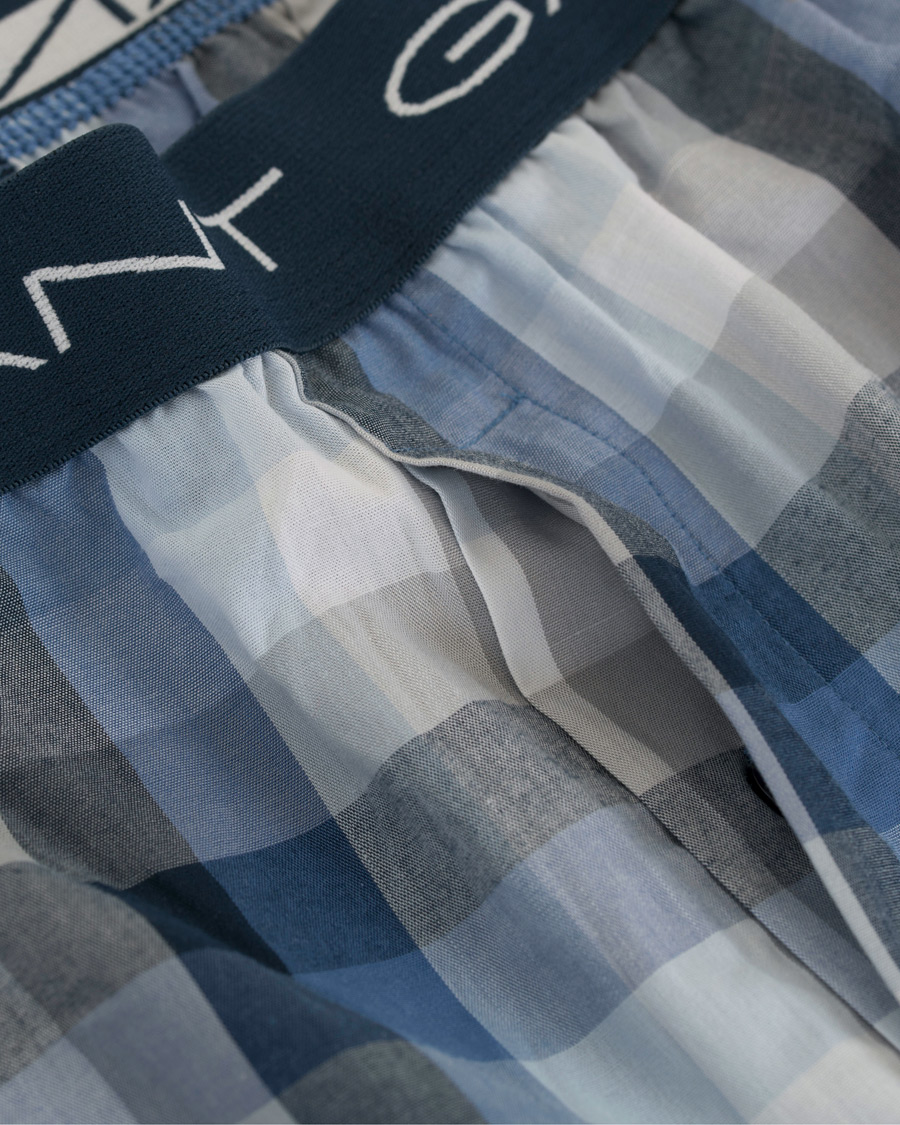 Homme | Sous-Vêtements Et Chaussettes | GANT | Block Check Pyjama Pants Blue Oean