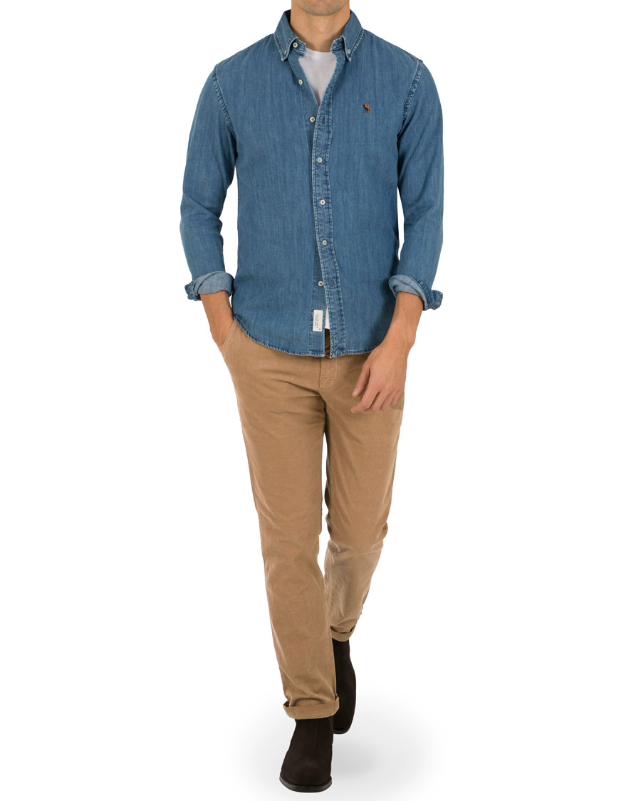 Homme | Pantalons | NN07 | Karl Slim Fit Corduroy Pant Sand