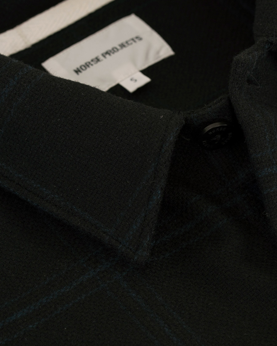 Homme | Manteaux Et Vestes | Norse Projects | Jens Wool Overshirt Black