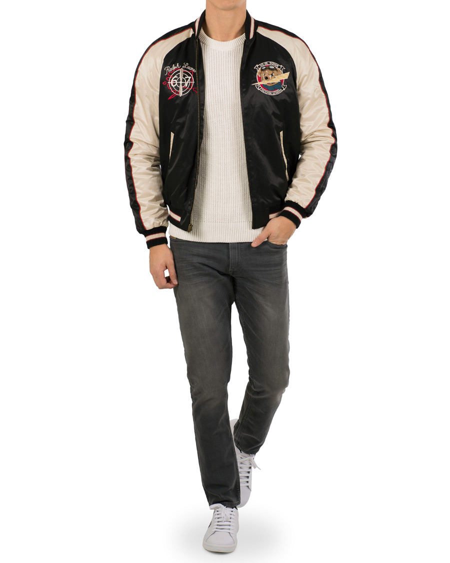 Homme | Manteaux Et Vestes | Polo Ralph Lauren | Baseball Bear Jacket Black/White