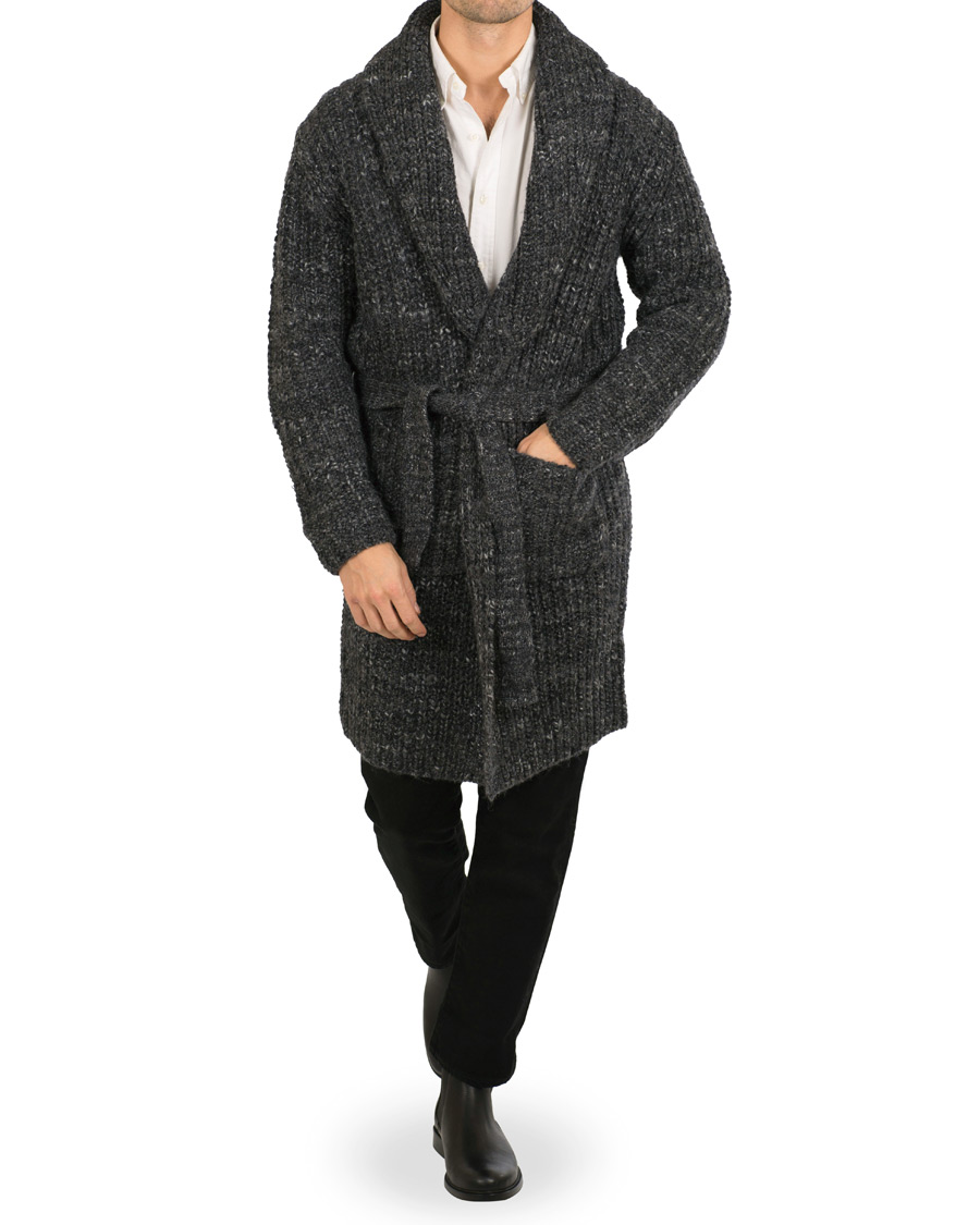 Homme | Pulls Et Tricots | Polo Ralph Lauren | Wool Coatigan Dark Grey Rag