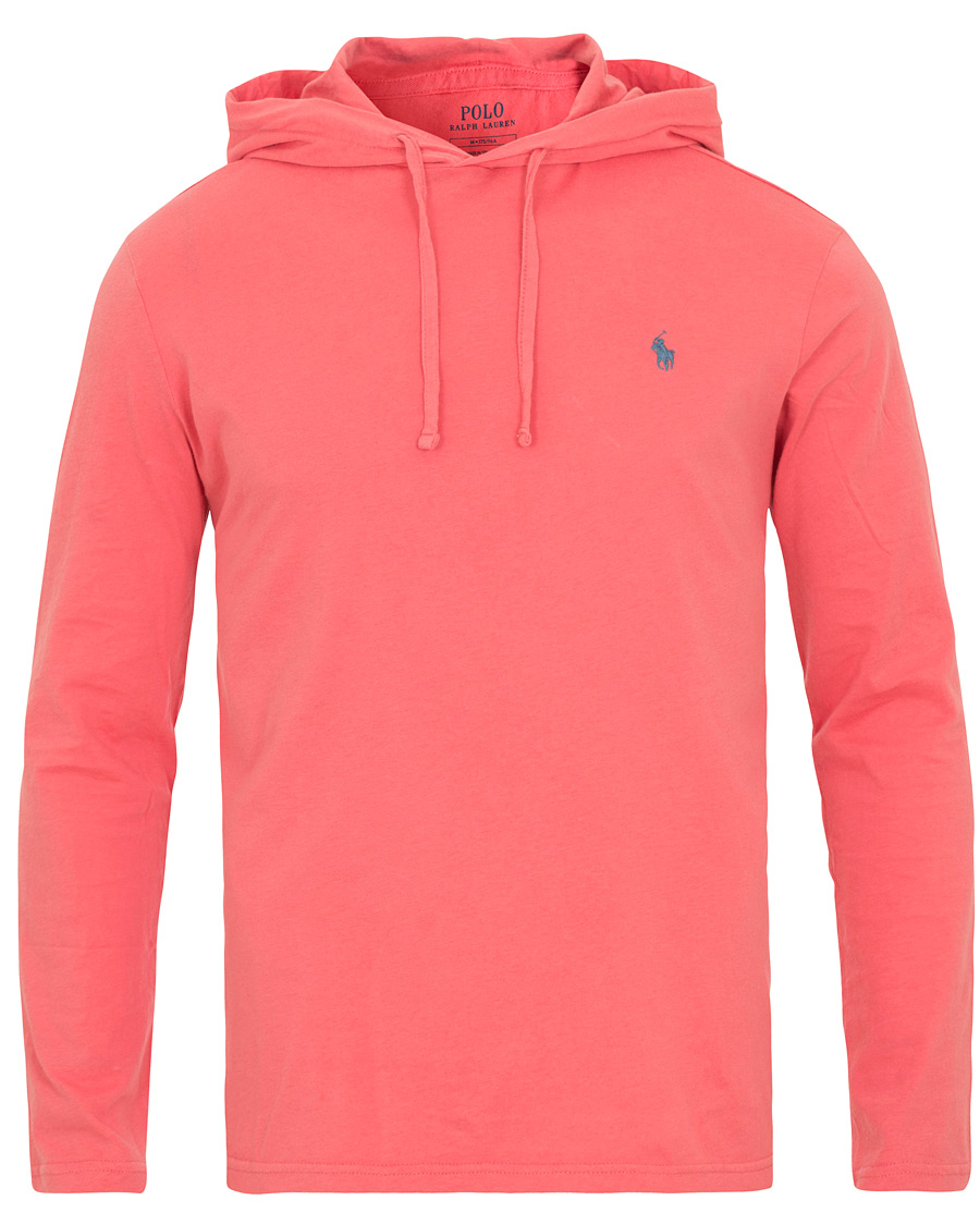 Homme | Pulls Et Tricots | Polo Ralph Lauren | Long Sleeve Hooded Tee Hyannis Red