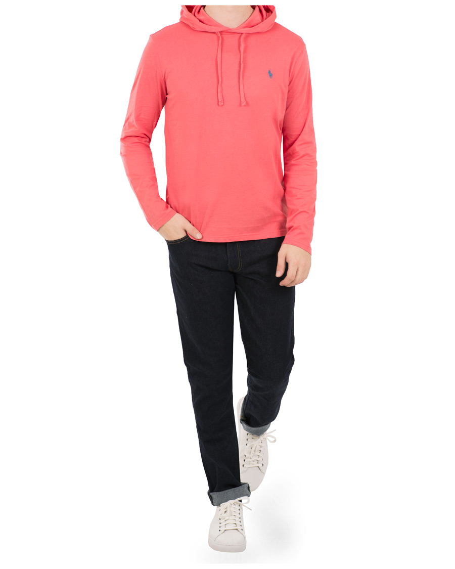 Homme | Pulls Et Tricots | Polo Ralph Lauren | Long Sleeve Hooded Tee Hyannis Red