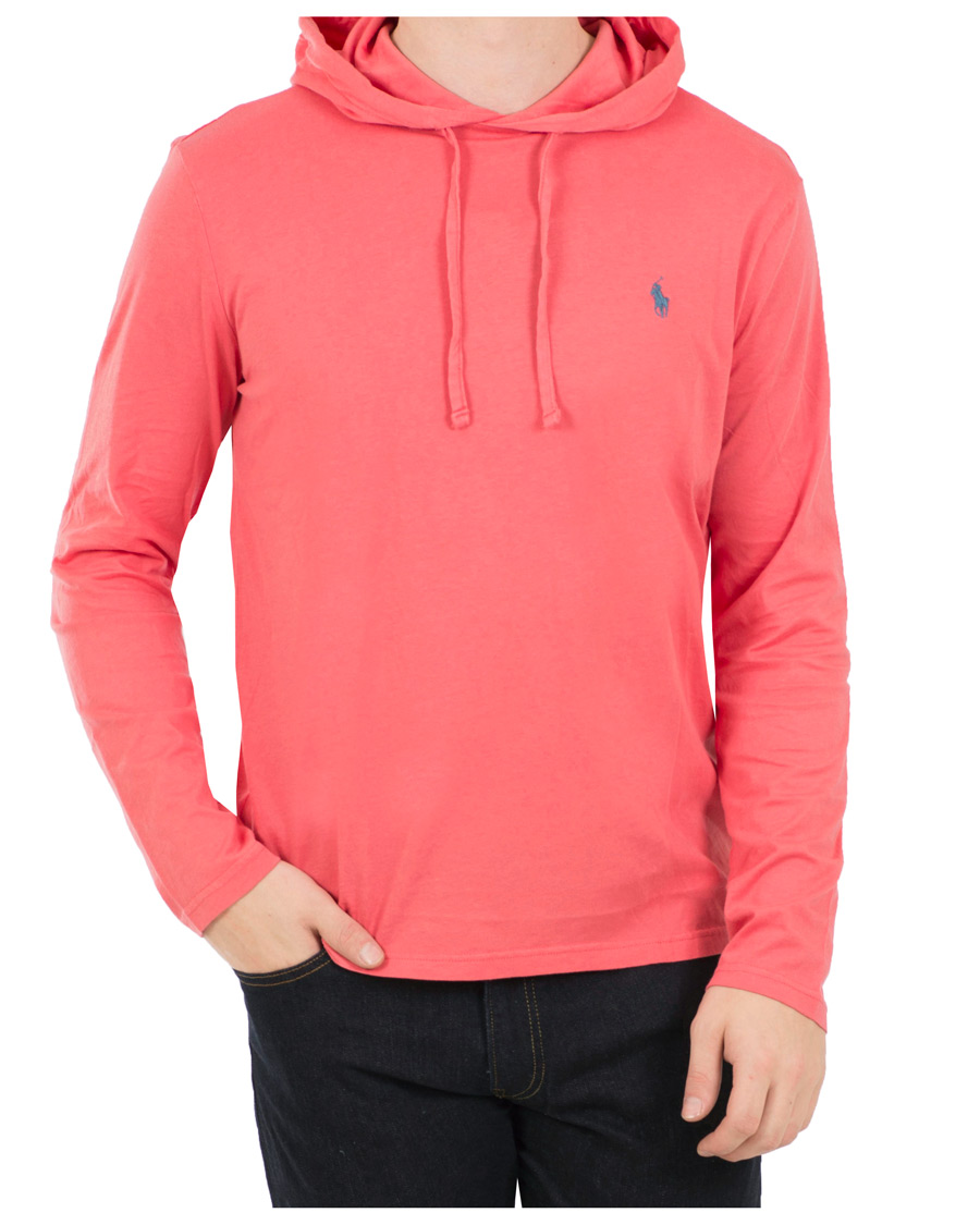 Homme | Pulls Et Tricots | Polo Ralph Lauren | Long Sleeve Hooded Tee Hyannis Red