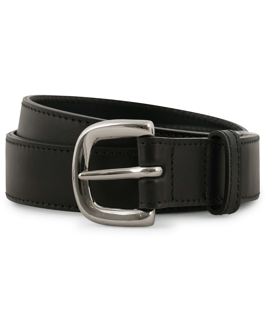 Homme | R.M.Williams Match Dress Cowhide Belt Black | R.M.Williams | Match Dress Cowhide Belt Black