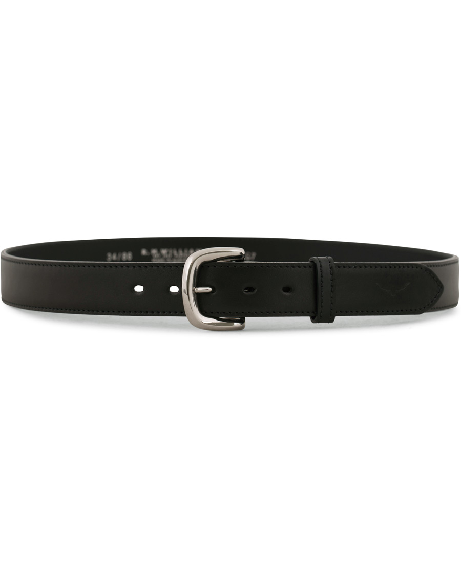 Homme | R.M.Williams Match Dress Cowhide Belt Black | R.M.Williams | Match Dress Cowhide Belt Black