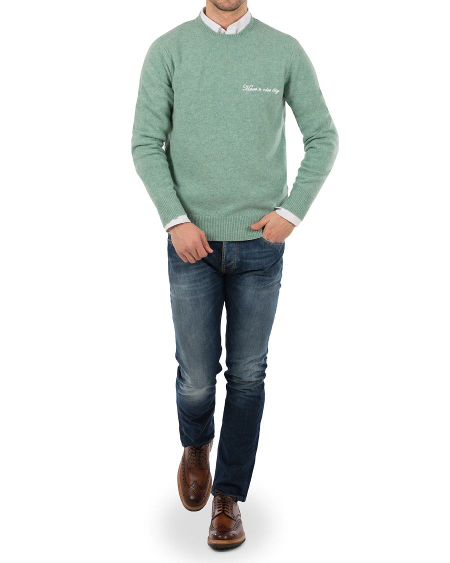 Homme | Pulls Et Tricots | rag & bone | Victor Lambswool Crew Sea Foam Green