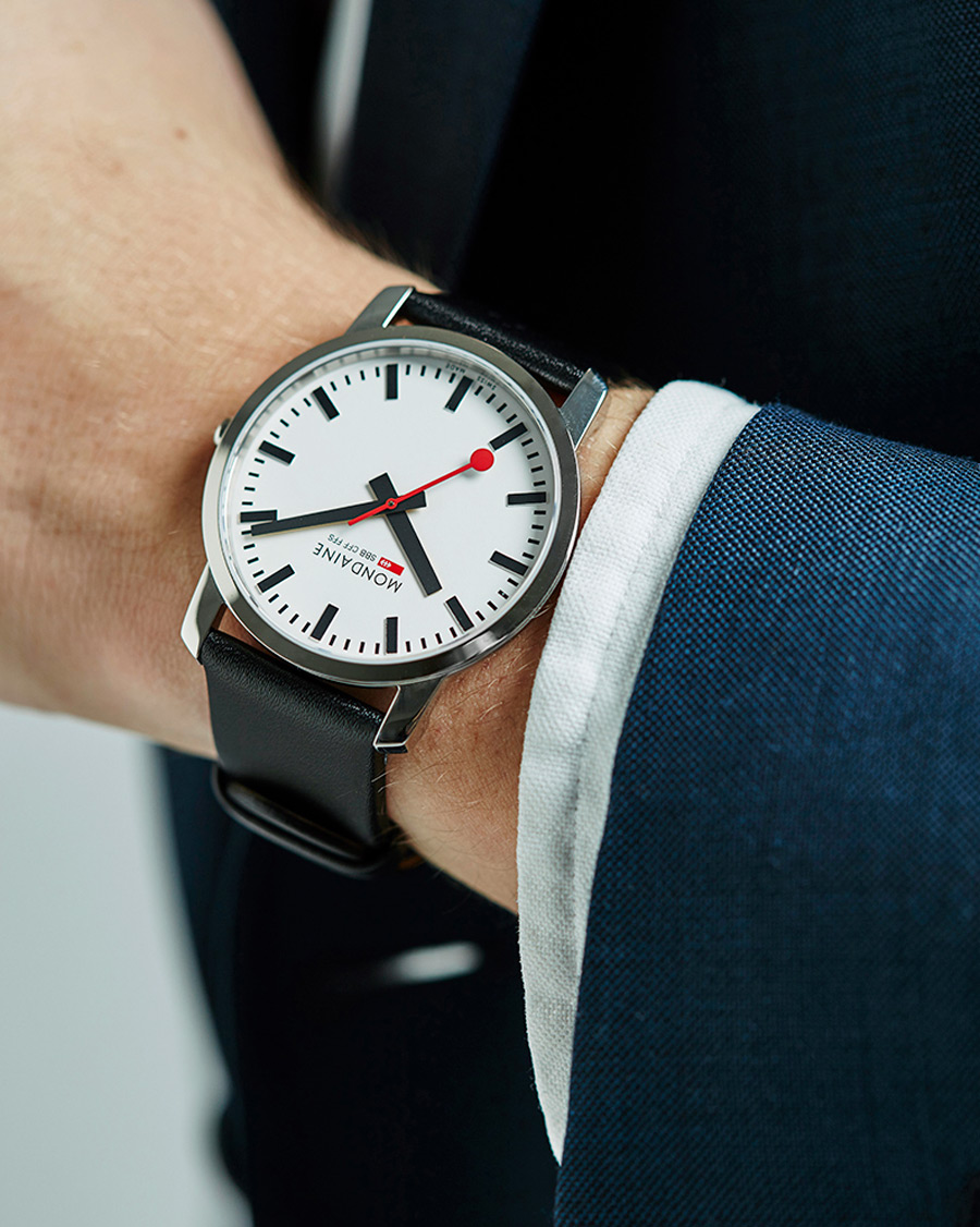 Homme | Mondaine Simply Sapphire II White 41mm | Mondaine | Simply Sapphire II White 41mm