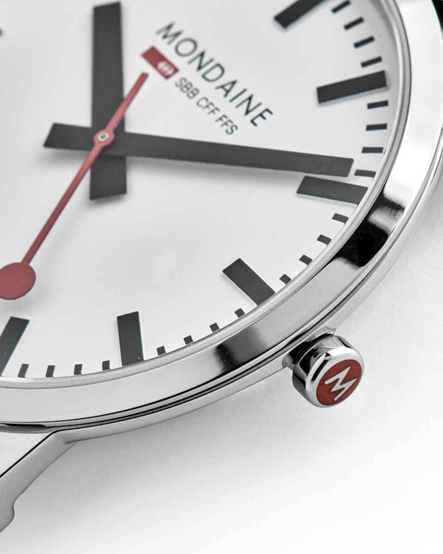 Homme | Mondaine Simply Sapphire II White 41mm | Mondaine | Simply Sapphire II White 41mm