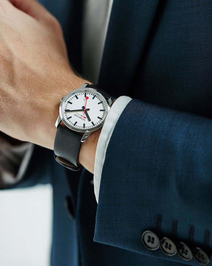 Homme | Mondaine Simply Sapphire II Black 36mm | Mondaine | Simply Sapphire II Black 36mm