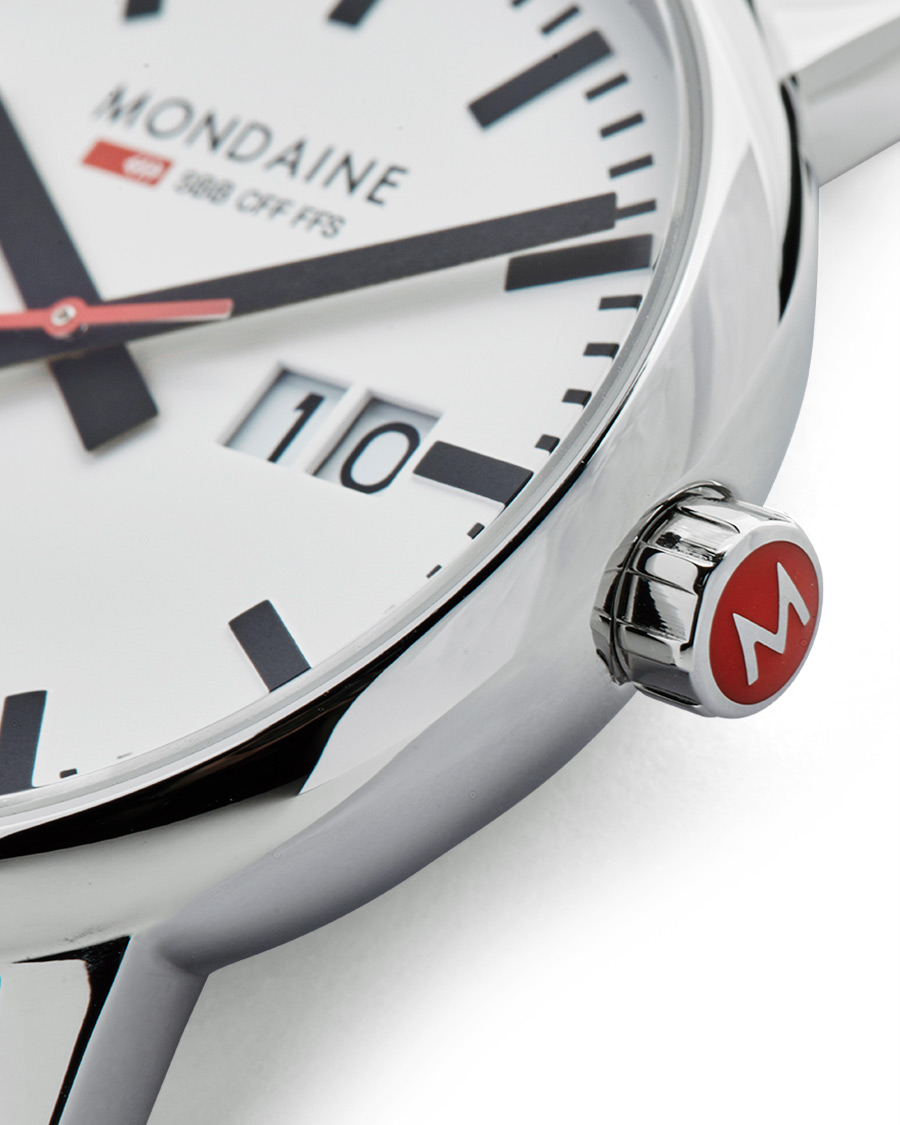 Homme | Mondaine Evo 2 Big Date Sapphire Black 40mm | Mondaine | Evo 2 Big Date Sapphire Black 40mm
