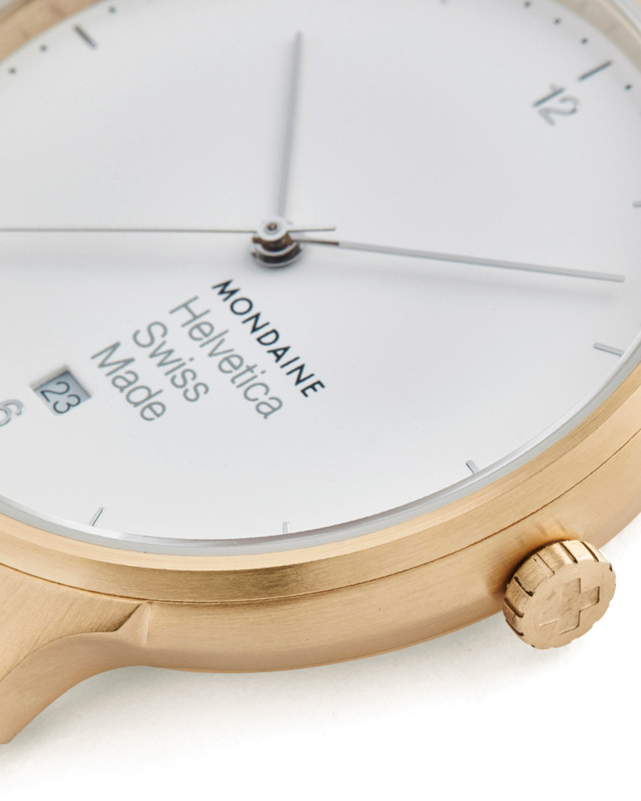 Homme | Mondaine Helvetica Light T2 GP White 38mm | Mondaine | Helvetica Light T2 GP White 38mm