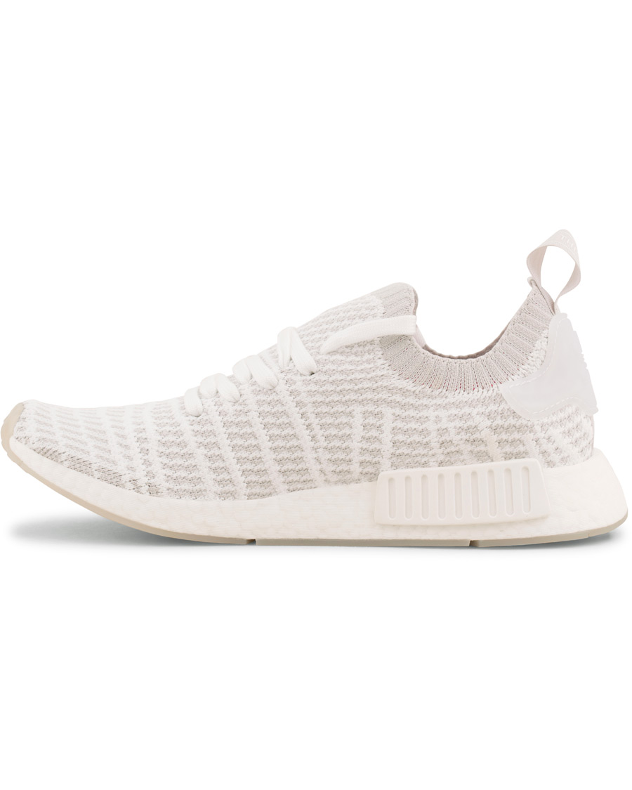 Homme | adidas Originals NMD_R1 Primeknit Running Sneaker White | adidas Originals | NMD_R1 Primeknit Running Sneaker White